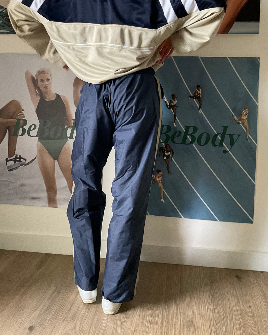 Vintage Reebok Side-Stripe Track Pants