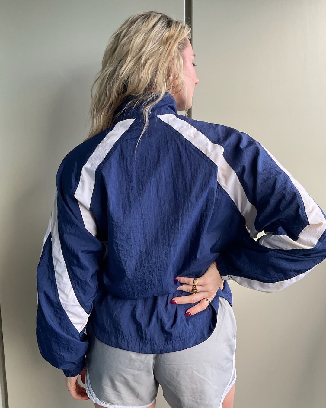 Vintage Tie-Waist Nike Track Jacket