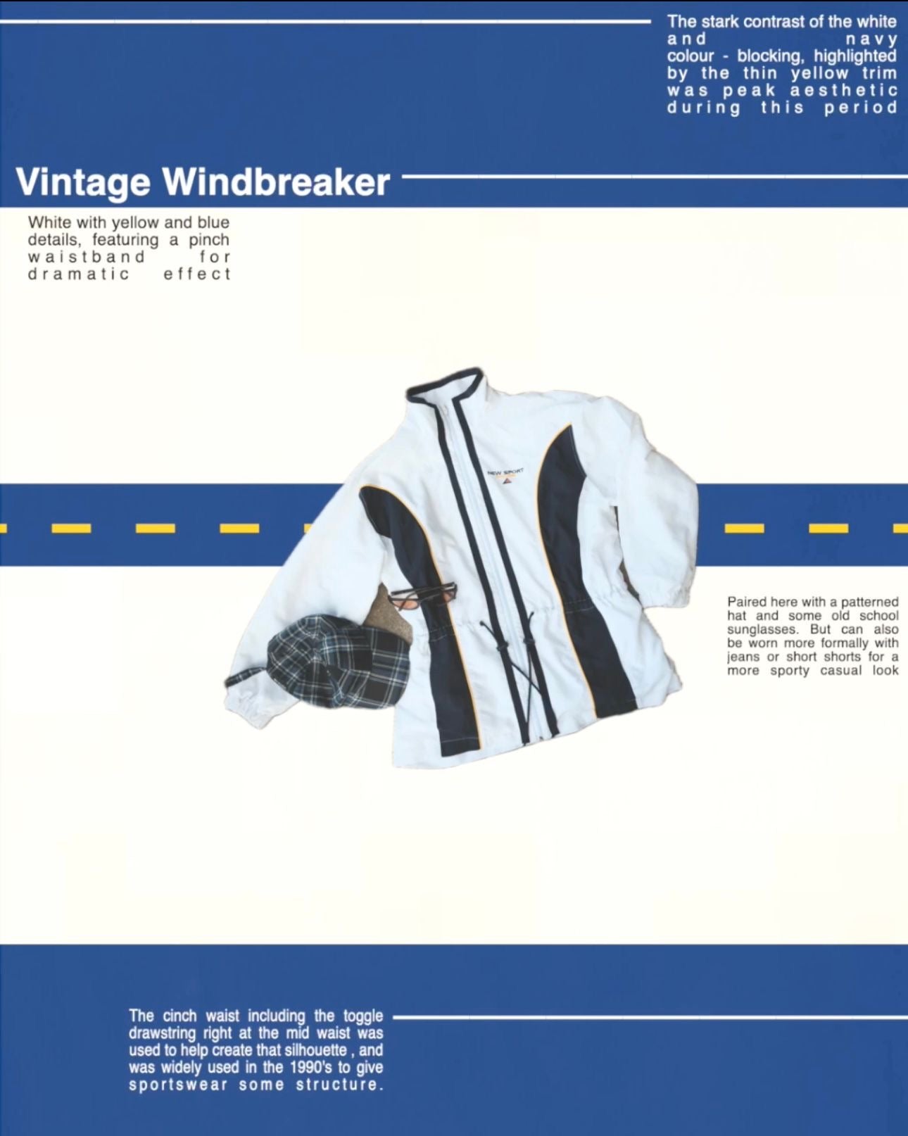 Cinch-waist windbreaker
