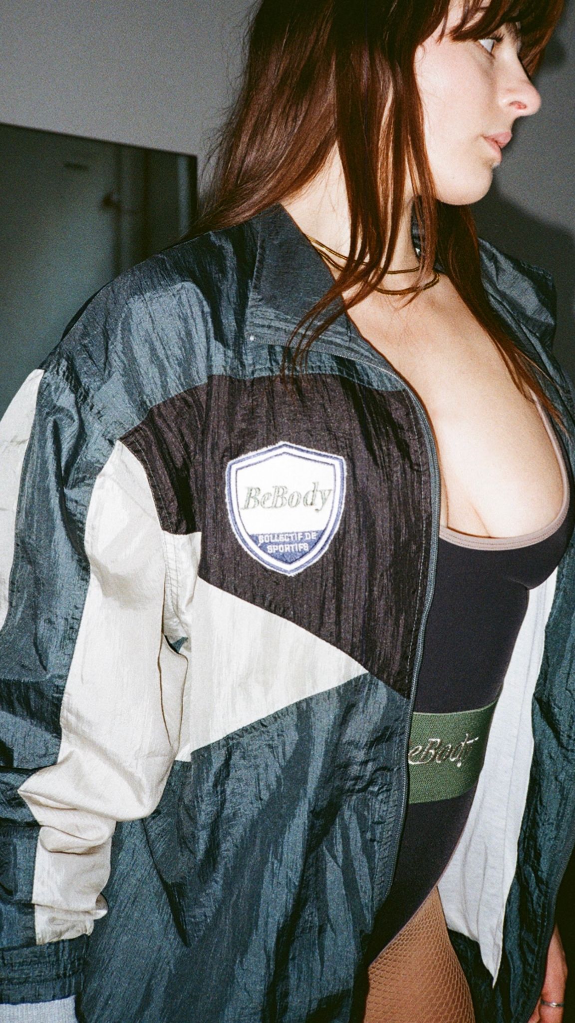 Vintage Athletics Chevron Windbreaker